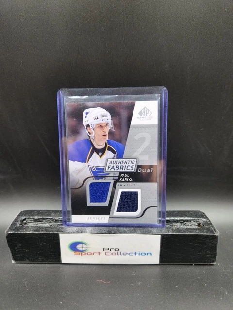 2008-09 Upper Deck Sp Authentic Paul Kariya Authentic Dual Fabrics #Af-Pa
