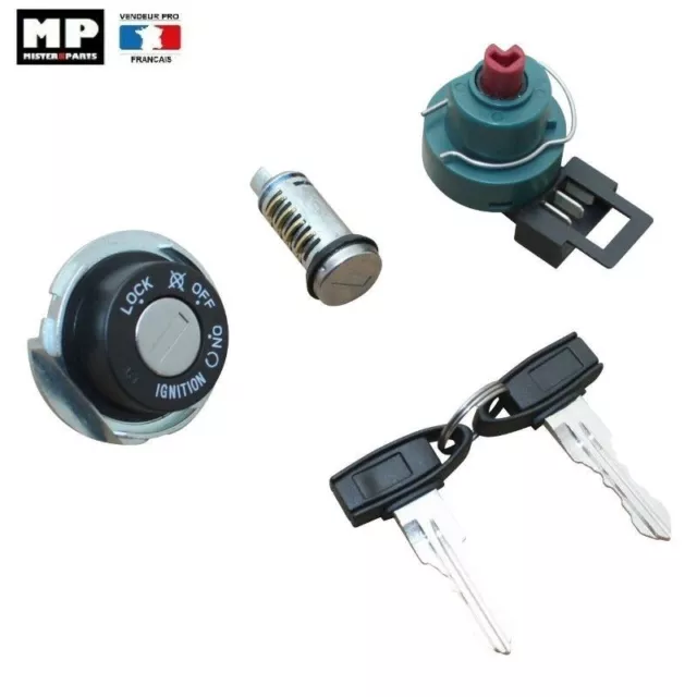 Kit serrures pr Piaggio 50 ZIP neiman serrure contacteur a clefs cle clef