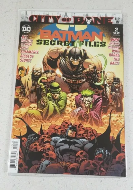 Batman Secret Files #2 1st print Tom King 2019 City of Bane Cover  Tie In