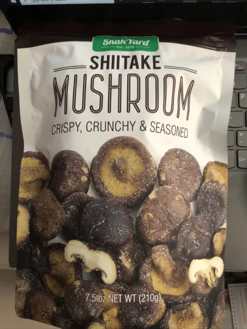 The Snak Yard Shitake Mushroom Crispy and Crunchy - 10.6 oz 