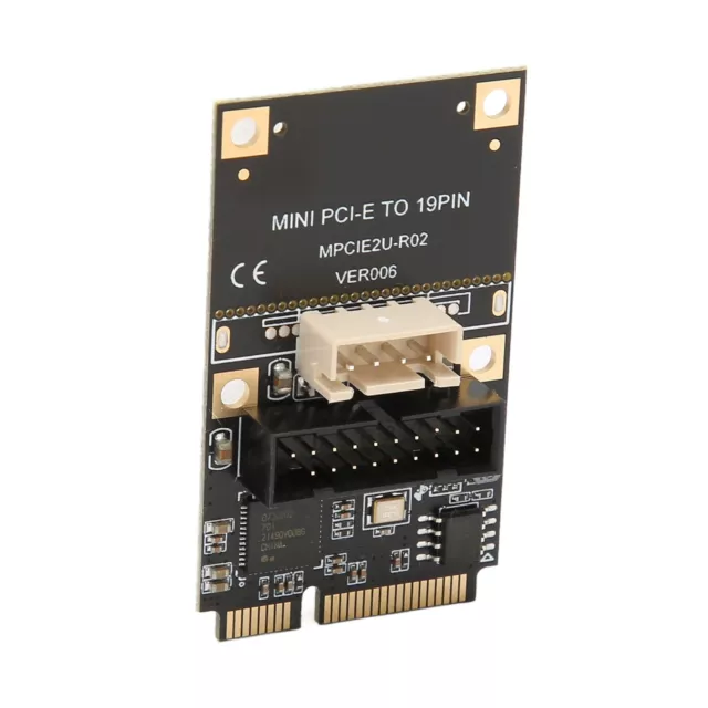 Mini PCIE Auf USB3.2 GEN1 Front 19Pin Erweiterungskarte 5Gbps USB Hot Swap E CHP 3