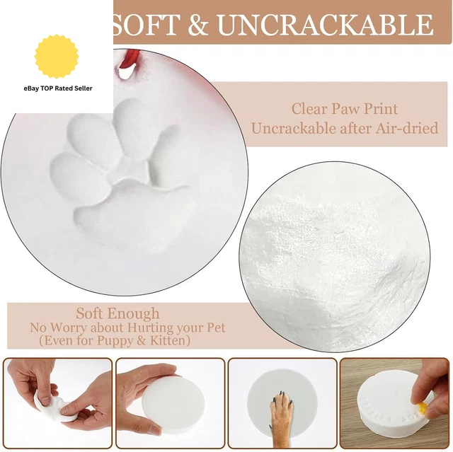 DOG PAW PRINT Kit, Paw Print Kit for Dogs Cats, Paw Print Kit, DIY ...