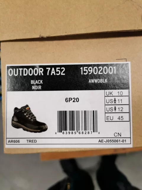 DR MARTENS Industrial Steel Toe Cap Safety Work Boots Men's UK Size 10 ...