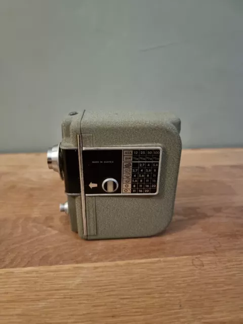 Excellent 1950's Eumig Electric 8 Cine Camera Original Condition + Leater Case 3