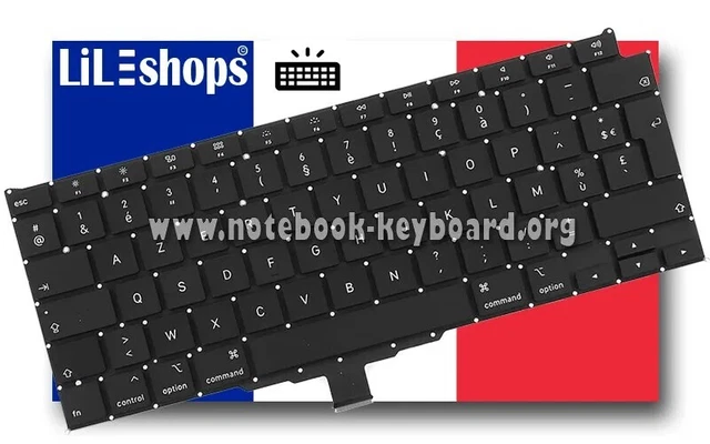 Topcase (repose-poignet) MacBook Air 13" A1932 2018/2019 Clavier AZERTY Français, Occasion
