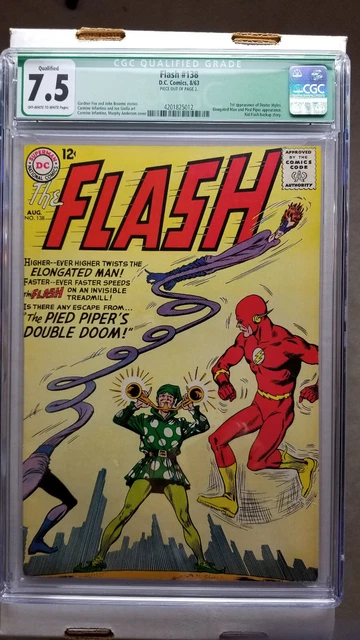 The Flash #138 CGC 7.5 VF-    Qualified       Original Owner Collection