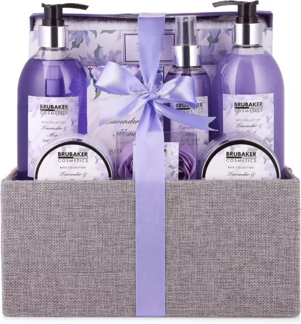 Set beauty da bagno e doccia lavanda & menta