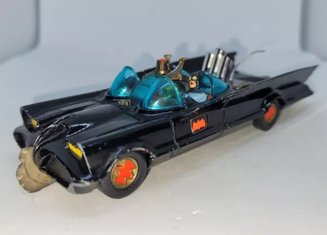 Corgi Toys Batmobile No 267 With Figures, 2 X Rockets, Good Condition