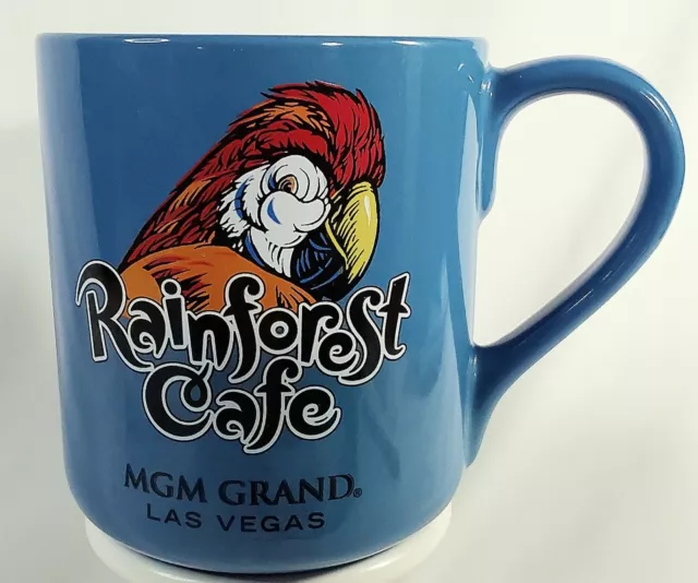 RAINFOREST CAFE MGM GRAND, LAS VEGAS RIO COFFEE MUG "ADVENTUROUS BEAUTY" McCaw