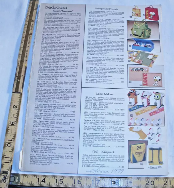 Sears 1979 Wish Book Christmas Catalog Toy Section