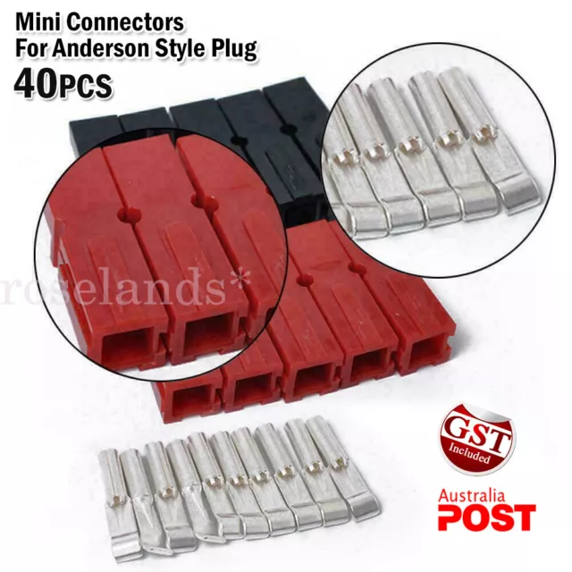 10 Pairs 30Amp 600V Marine Power Pole Plug Connector Set for Anderson Powerpole