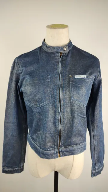 CALVIN KLEIN GIUBBINO JEANS DENIM DONNA Tg M WOMEN CASUAL VINTAGE JACKET