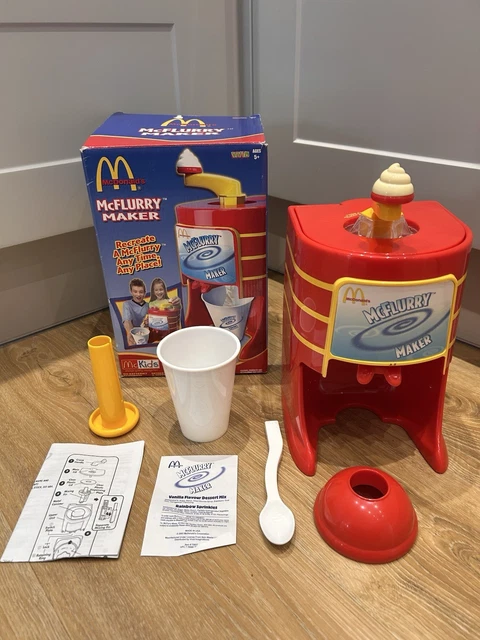 Jouet McDonald’s McFlurry Maker – Machine à Glace Rétro – Jamais Servi
