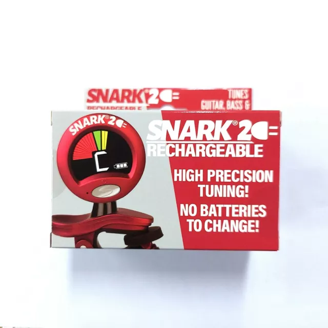 Snark 2 - Rechargeable Chromatic Clip on Tuner - All Instruments 2