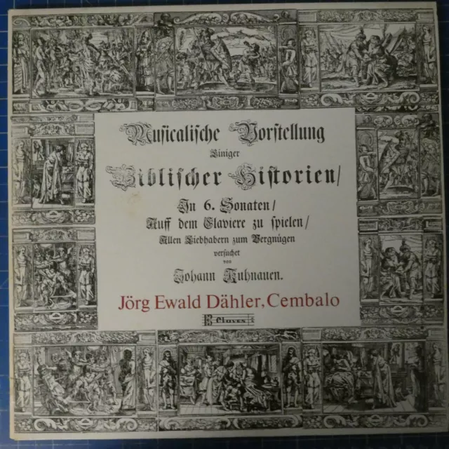 Kuhnau 6 Sonaten Jörg Ewald Dähler Cembalo Claves D356/57 LP-2205