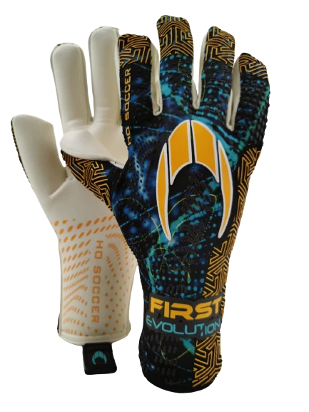 HO Soccer Squadra Turf Negative Portugal Gants de Gardien de But Unisexe pour Enfant Vert/Rouge