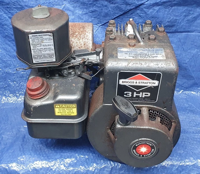 Étiquette Minibike Briggs & Stratton 3 Ch Old School, Lot De 5 - Foto 2