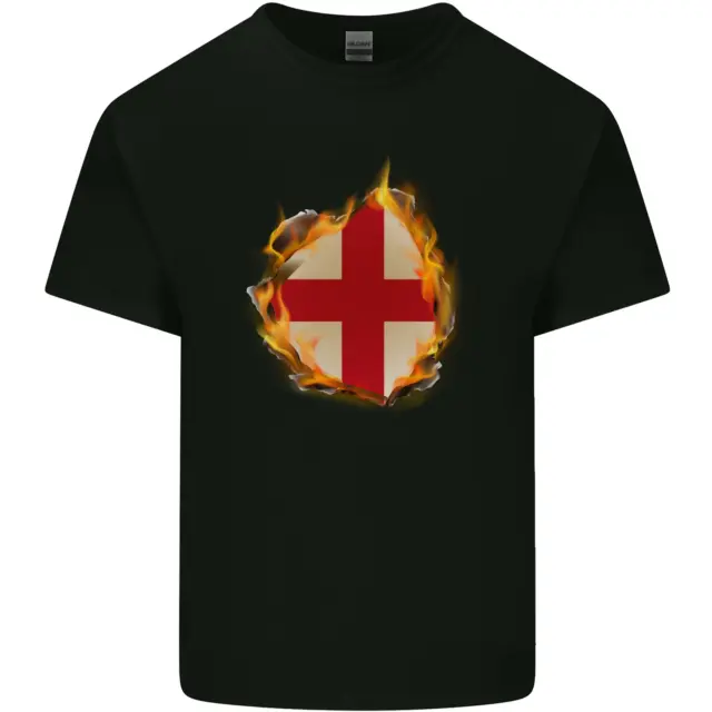 Il st Georges Croce Inglese Bandiera Inghilterra Uomo Cotone T-Shirt