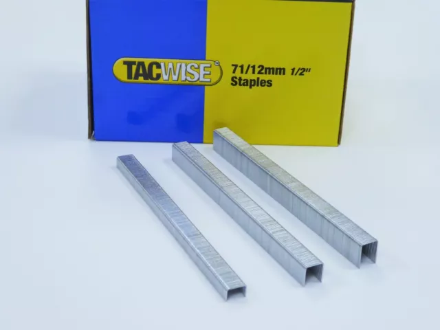 Tacwise 71 Serie POLSTERHEFTKLAMMERN 20000 pro Box - Größen: 6 mm 10 mm 12 mm