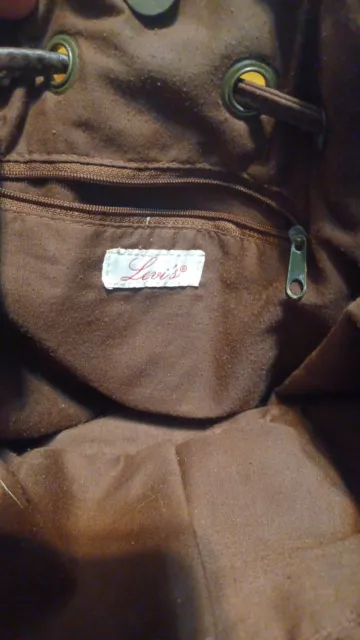 VINTAGE LEVI'S BROWN Leather Purse Hobo Bohemian Bag Tote Levi $40.00 ...