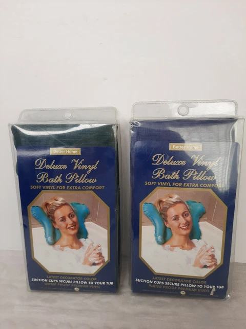 Almohada de baño de vinilo de lujo Better Home vinilo suave para mayor comodidad JUEGO DE 2
