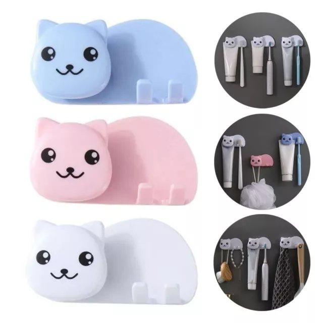 Self-adhesive Toothbrush Rack Wall Mounted Facial Cleanser Storage Clip