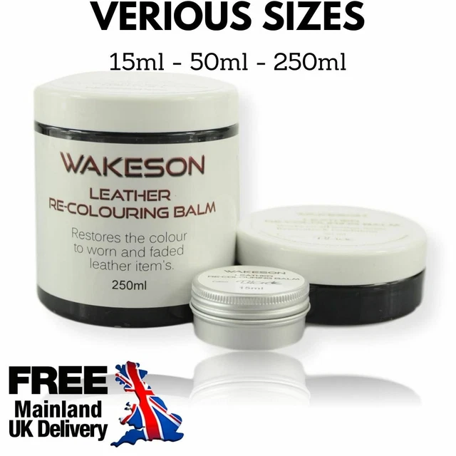 LEATHER RECOLOURING BALM Restorer For Sofa, Chair, Bag, Jacket, Car