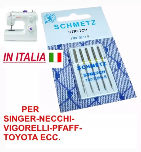 5 AGHI AGO SCHMETZ PER MACCHINE MACCHINA DA CUCIRE 130 /705 finezza 110 spessi