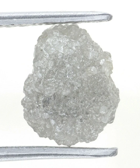 Diamant Brut Naturel 1.05 Carats - Couleur Blanc/gris, Non Taillé, Provenance Afrique Du Sud/Inde
