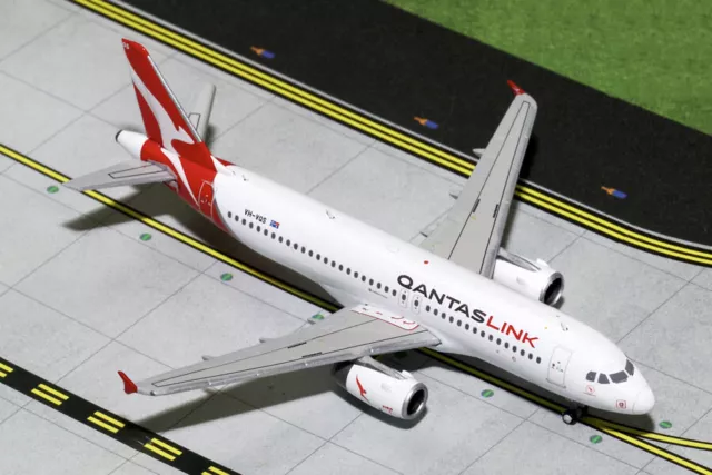 GeminiJets QANTASLINK Airbus A320 VH-VQS 1/400 DIECAST plane Pre-builded Model