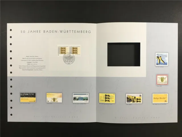 Germany Art-Edition 2002/13 2248 Baden-Württemberg Wappen Unissued Drafts!!