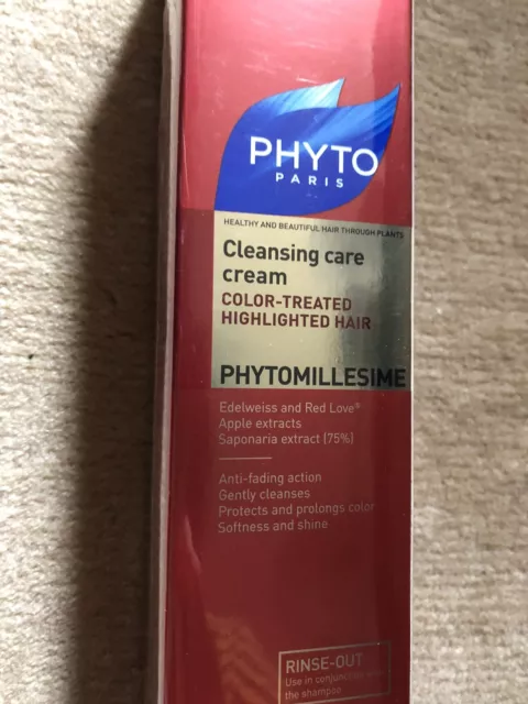 New Phyto Paris Phytomillesime Cleansing Care Cream For Colour Treated Hair