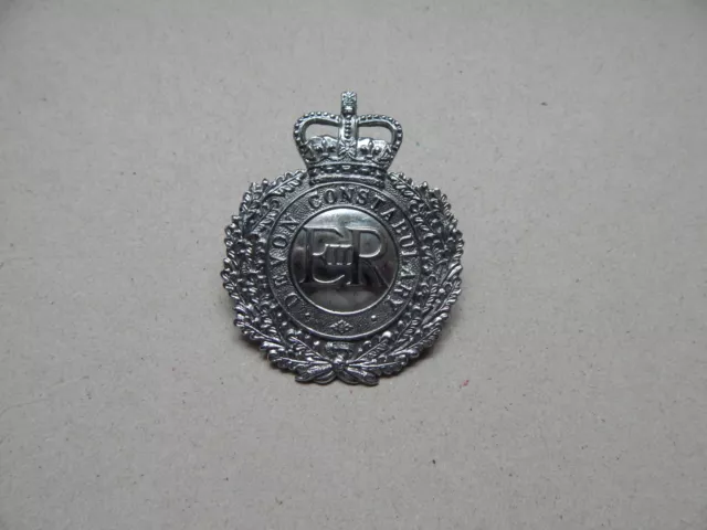 Obsolete British Devon Constabulary Cap Badge Q/C EA