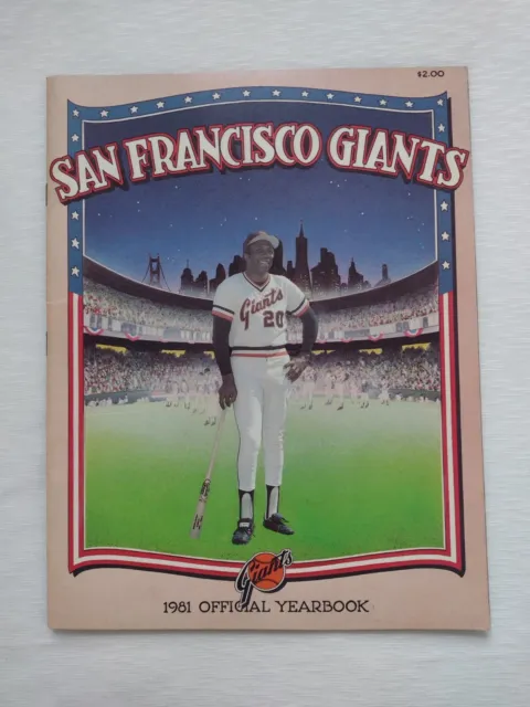 1981 Baseball Handbook Official Year Book San Francisco Giants