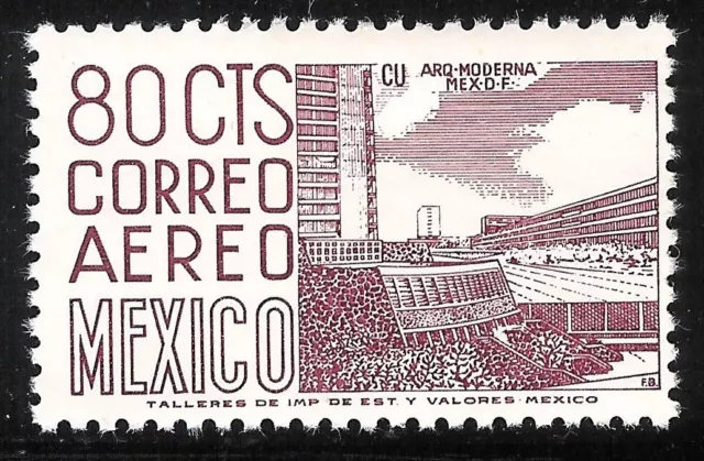 pa237 Mexico Arquite MNH paper 9 Sc#C472 Mc#E1158Zz Et#aa237