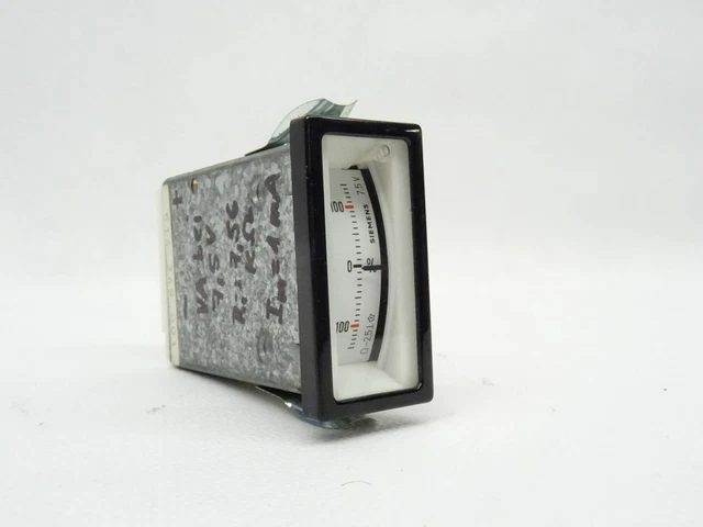 Siemens Analogique Exposition En pour Cent % 7,5V Appareil de Mesure