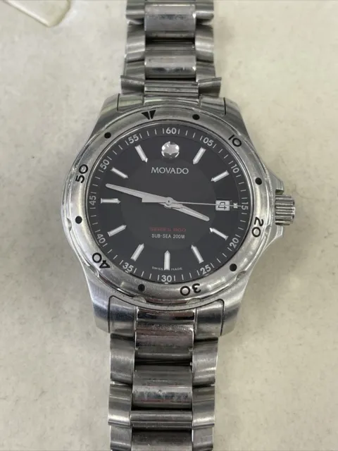 MOVADO Series 800 Steel Men's Watch Sapphire crystal 40mm 4 1 14 1059