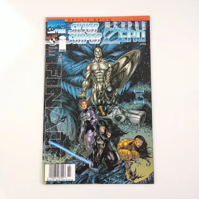 Silver Surfer / Weapon Zero #1 Devil's Reign 8 Rare Newsstand (1997 Marvel)
