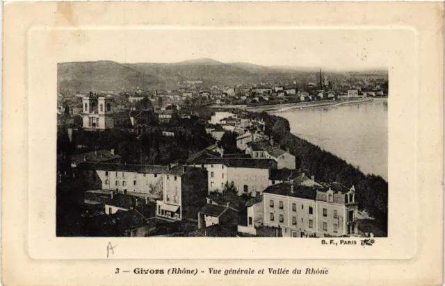 CPA GIVORS vue générale et Vallée du Rhone (462373)