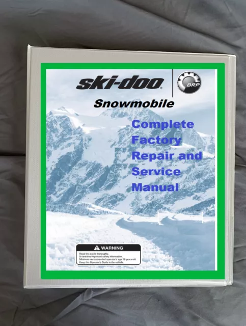 2009 2010 Ski-Doo 500ss 600 800R MXZ GSX GTX Summit  ski service shop manual