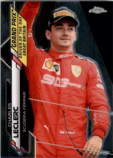 2020 Topps Chrome Formula 1 #163 Charles Leclerc Grand Prix Driver of the Day