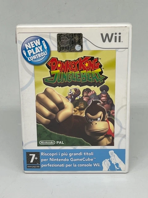 Jeu Vidéo Donkey Kong Jungle Beat Nouveau Play Control Nintendo Wii G6895