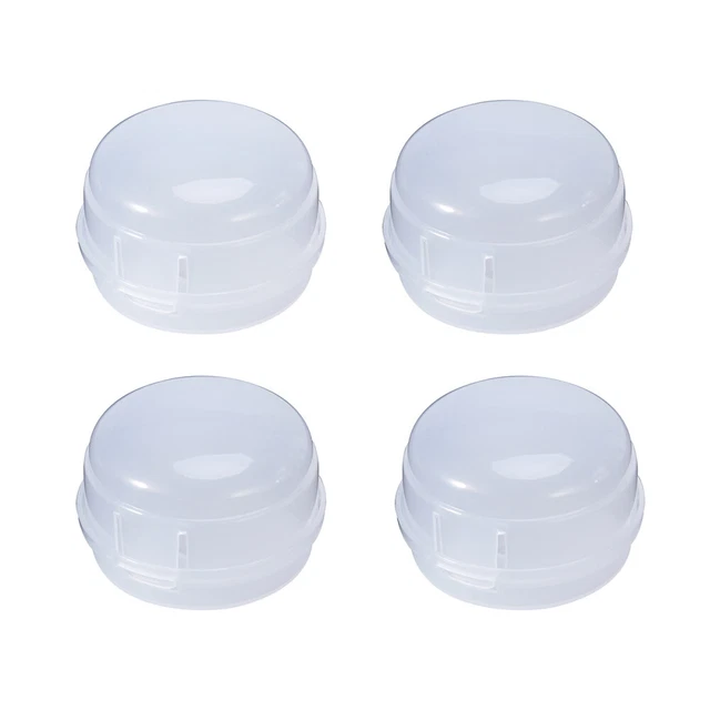 4 pz coprimanopole di sicurezza semplici durevoli e pratiche coperture manopole coperchio cucina