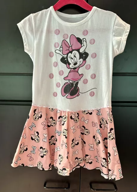 Little Girls Dress Size 4 Minnie Mouse Disney GUC