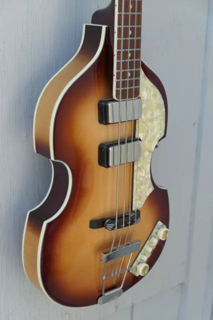 Hofner HCT-500/1-CV CAVERN BEATLE BASS CUSTOM CONVERSION Tea Cups & LaBella's