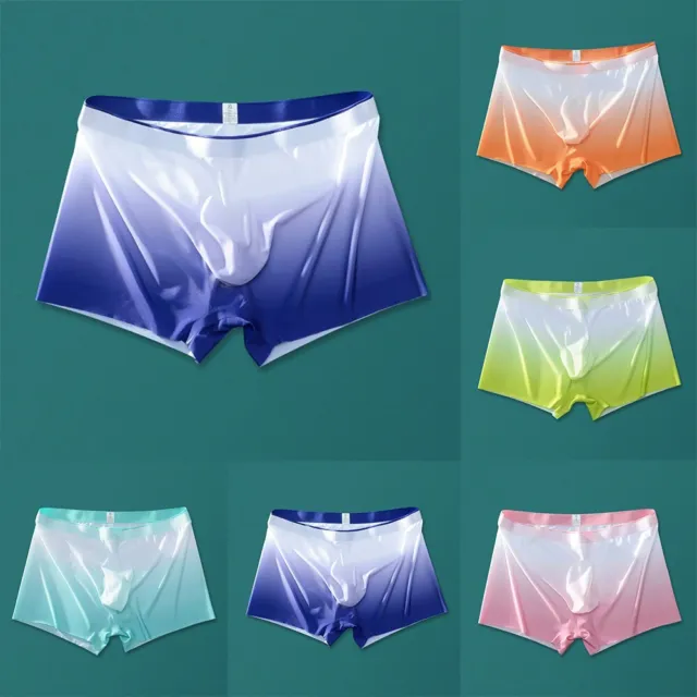 BREATHABLE AND MOISTURE Wicking Men's Ice Silk Thong Bulge Pouch Briefs L  2XL £8.06 - PicClick UK
