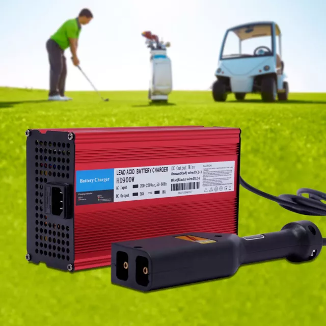 36V EZGO Powerwise 36 Volt 18 Amp EZ-GO TXT Golf Cart Battery Charger D Style