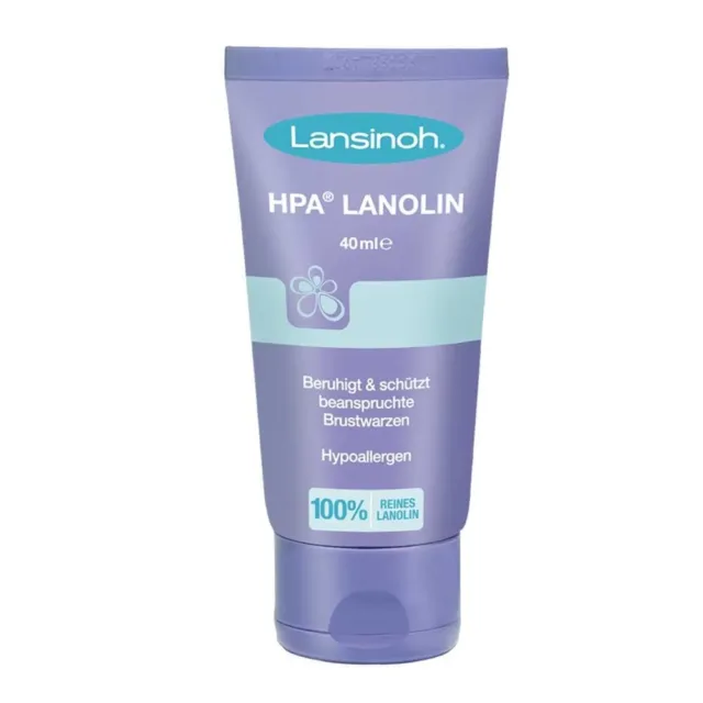 HPA® Lanolin Brustwarzensalbe Brustwarzenpflege BPA/BPS frei 40 ml Tube