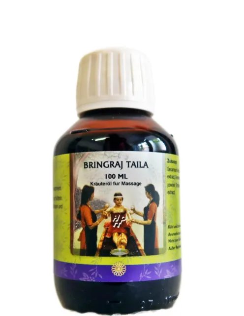 Bringraj Taila, Bringarah, eclipta alba, erbe forti in caso di caduta dei capelli, 100 ml