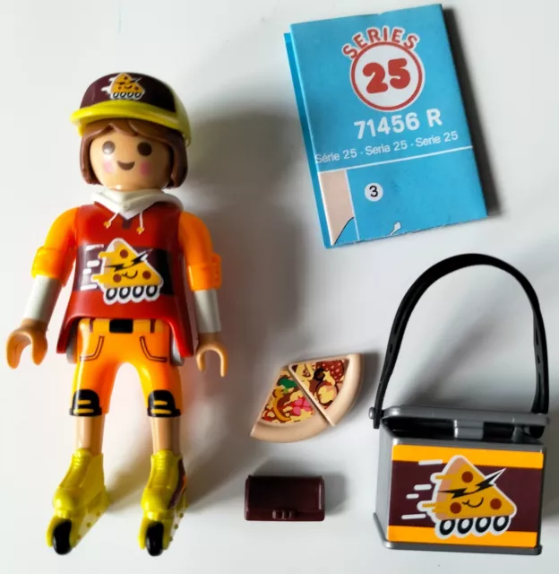 Playmobil Serie 25 Girls 71456 Pizza-Lieferantin neue zerlegte Figur